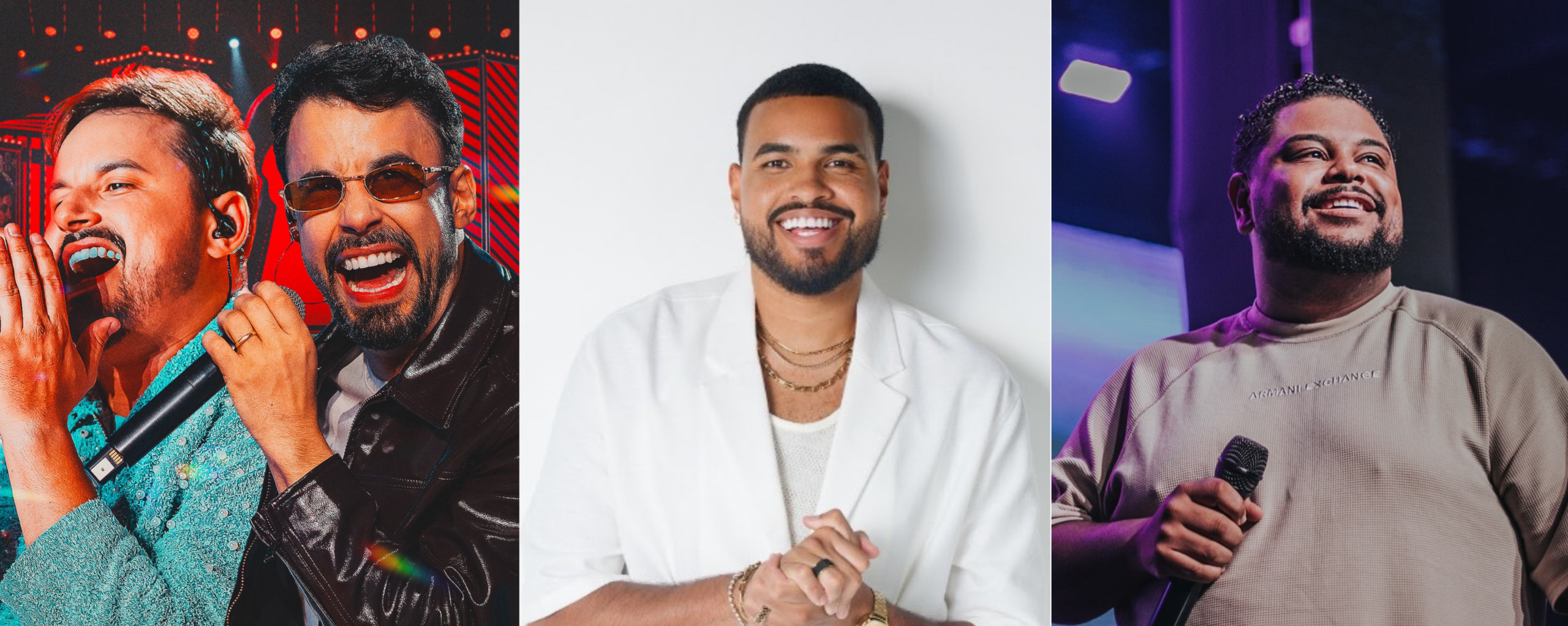 Yan anuncia Clayton & Romário e Lukas Agustinho em DVD no Terra SP, dia 16 de abril.