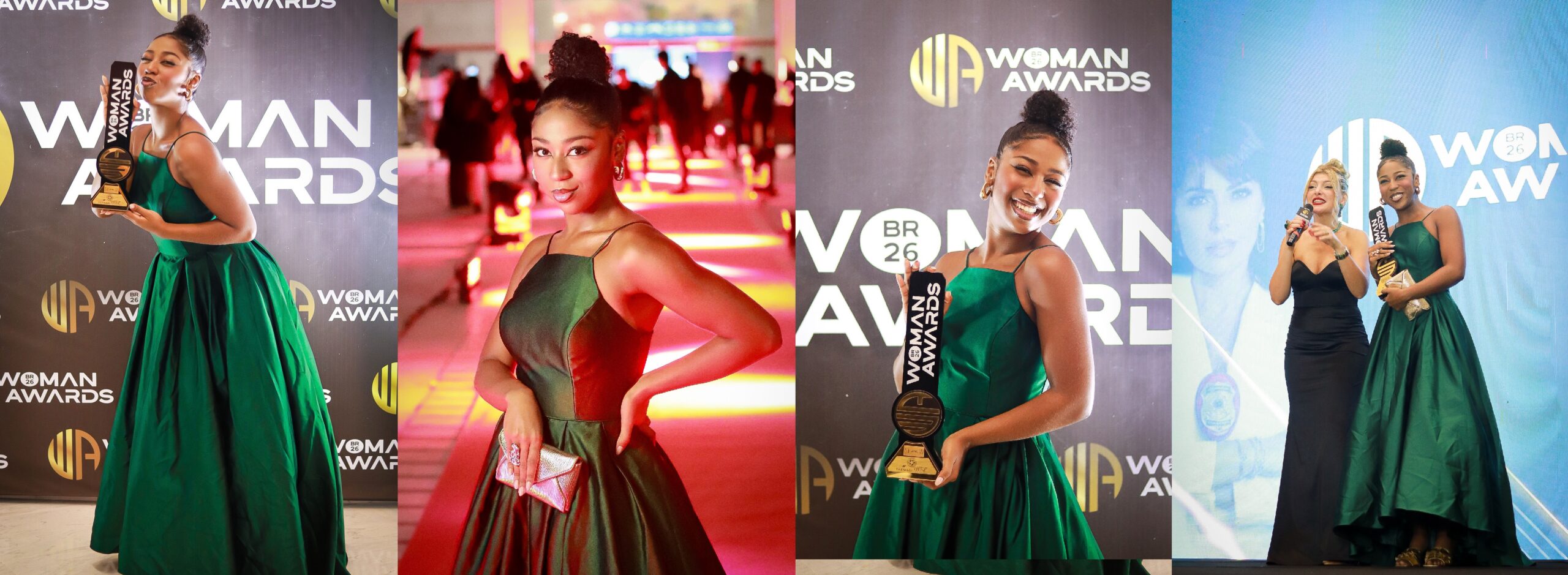 Carol Roberto, que interpreta Tina Tuner em musical, ganha prêmio Woman Awards e se torna a mais jovem vencedora da história.