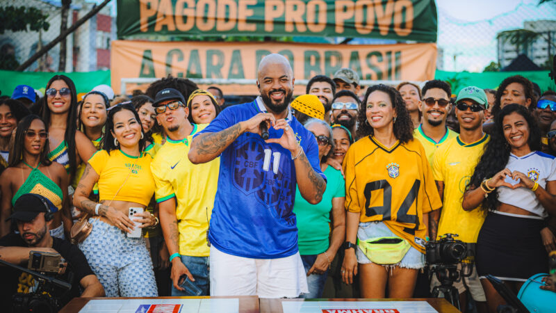 “DIGGO: A CARA DO BRASIL”: cantor grava audiovisual com convidados como Léo Santana, em Salvador.