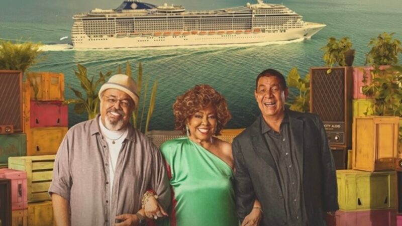 Zeca Pagodinho & Alcione & Jorge Aragão celebram turnê com o Navio “O Maior Encontro do Samba em Alto-Mar”