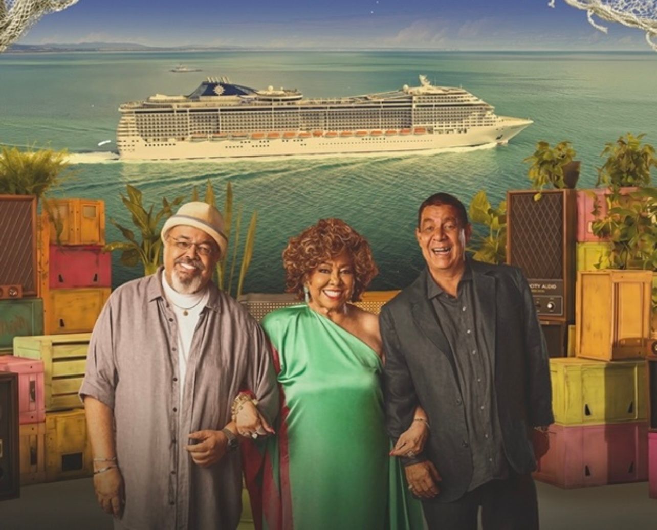 Zeca Pagodinho & Alcione & Jorge Aragão celebram turnê com o Navio “O Maior Encontro do Samba em Alto-Mar”