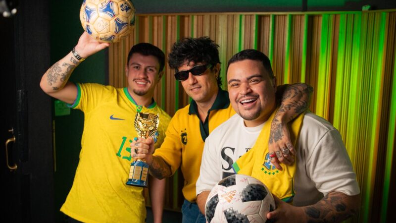 “Canário de Raça”: Projeto reúne Tucho, Guga Nandes e Zag, neto de Zagallo, um dos maiores ídolos da história do esporte nacional.