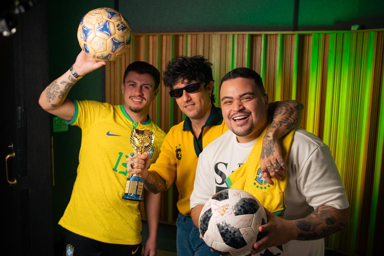 “Canário de Raça”: Projeto reúne Tucho, Guga Nandes e Zag, neto de Zagallo, um dos maiores ídolos da história do esporte nacional.