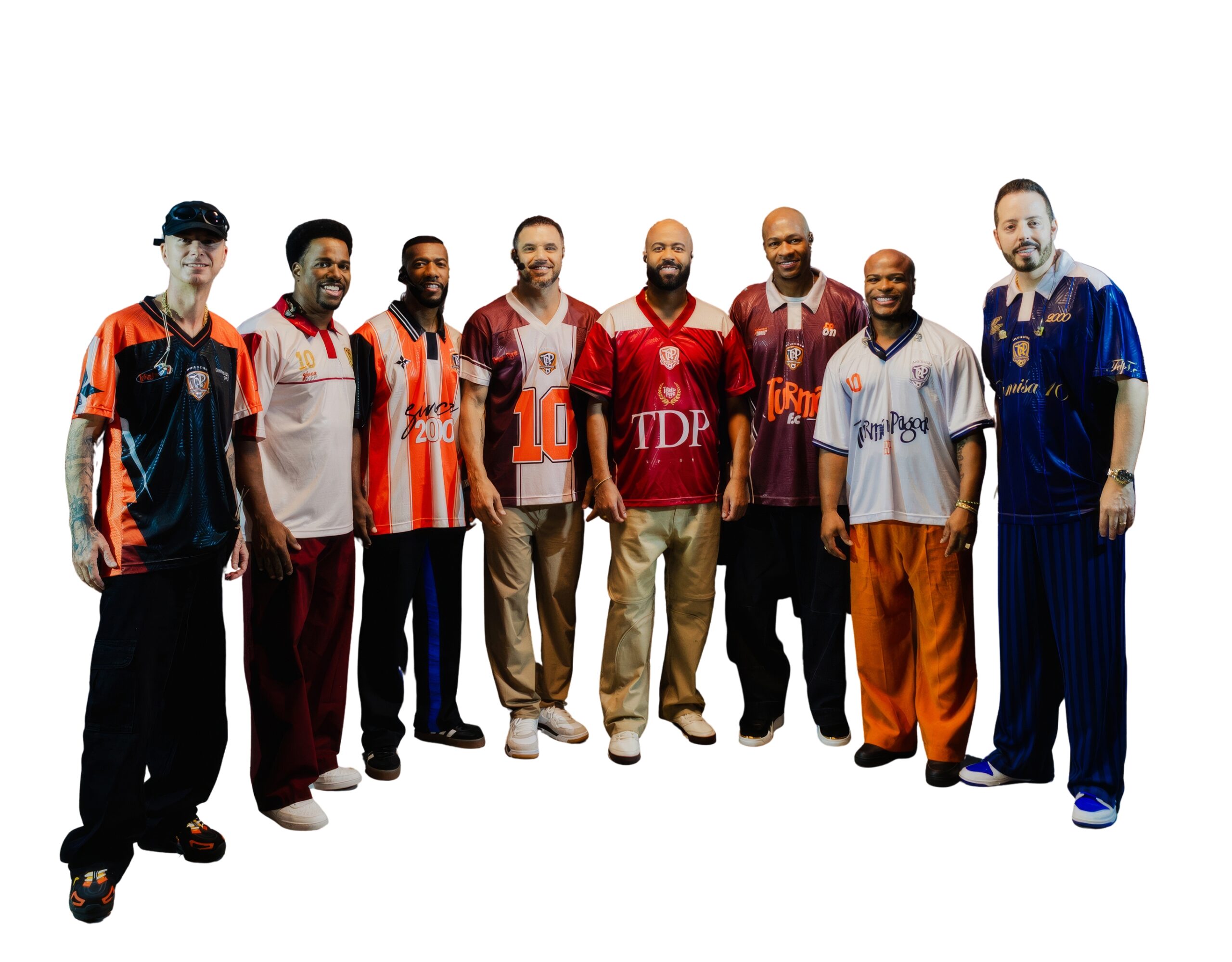 Turma do Pagode entra em campo com o primeiro tempo de “Turma Futebol Clube”