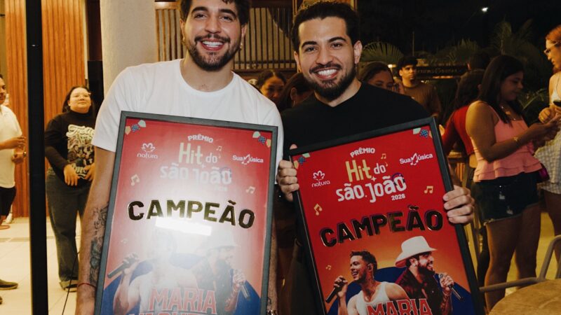 Vybbe comemora faixa “Maria Vaqueiro”, de Nattan e Felipe Amorim, após ser eleita pelo público como Hit do São João.