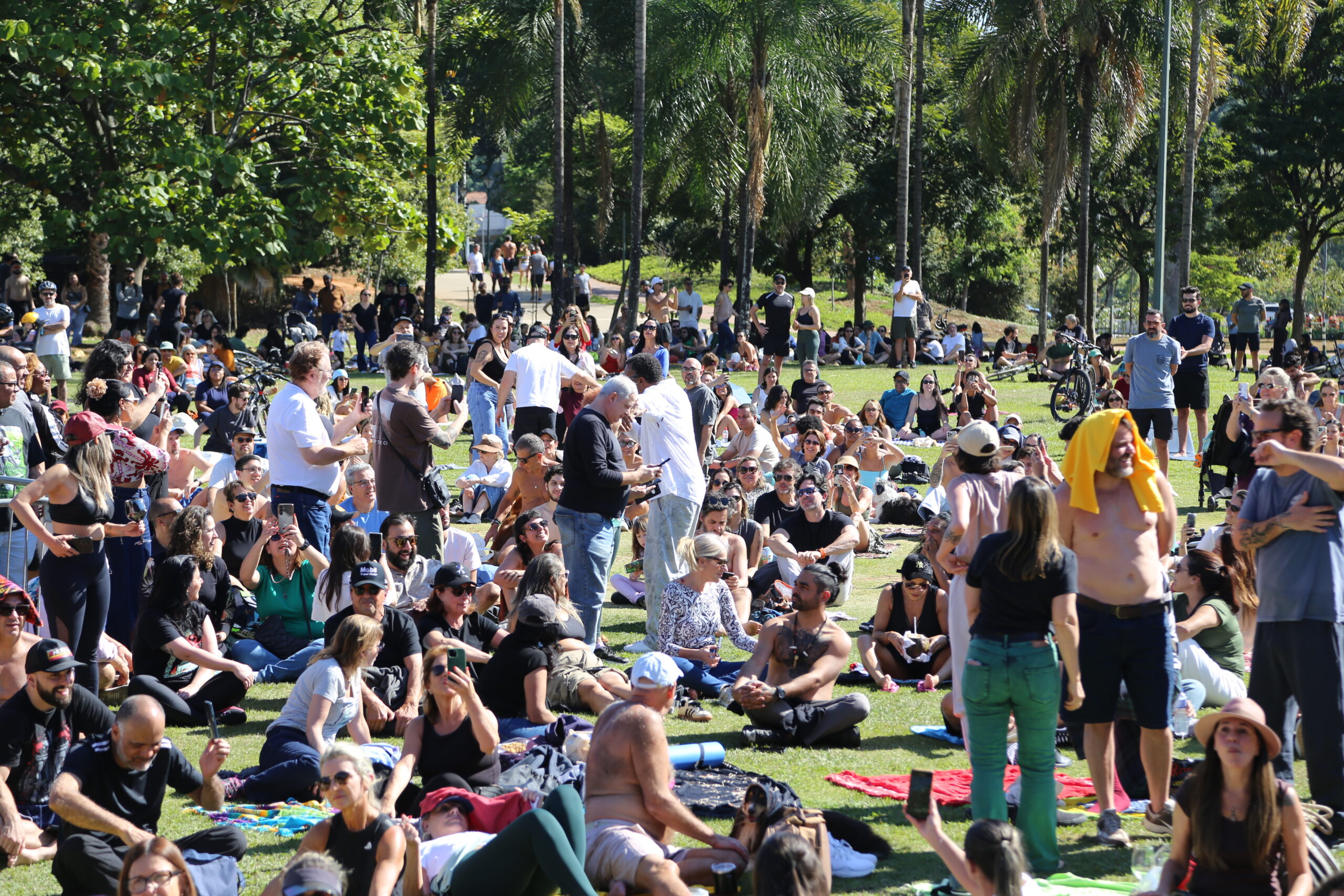 Festival Open Jazz reúne um público animado de todas as idades no Parque do Povo.