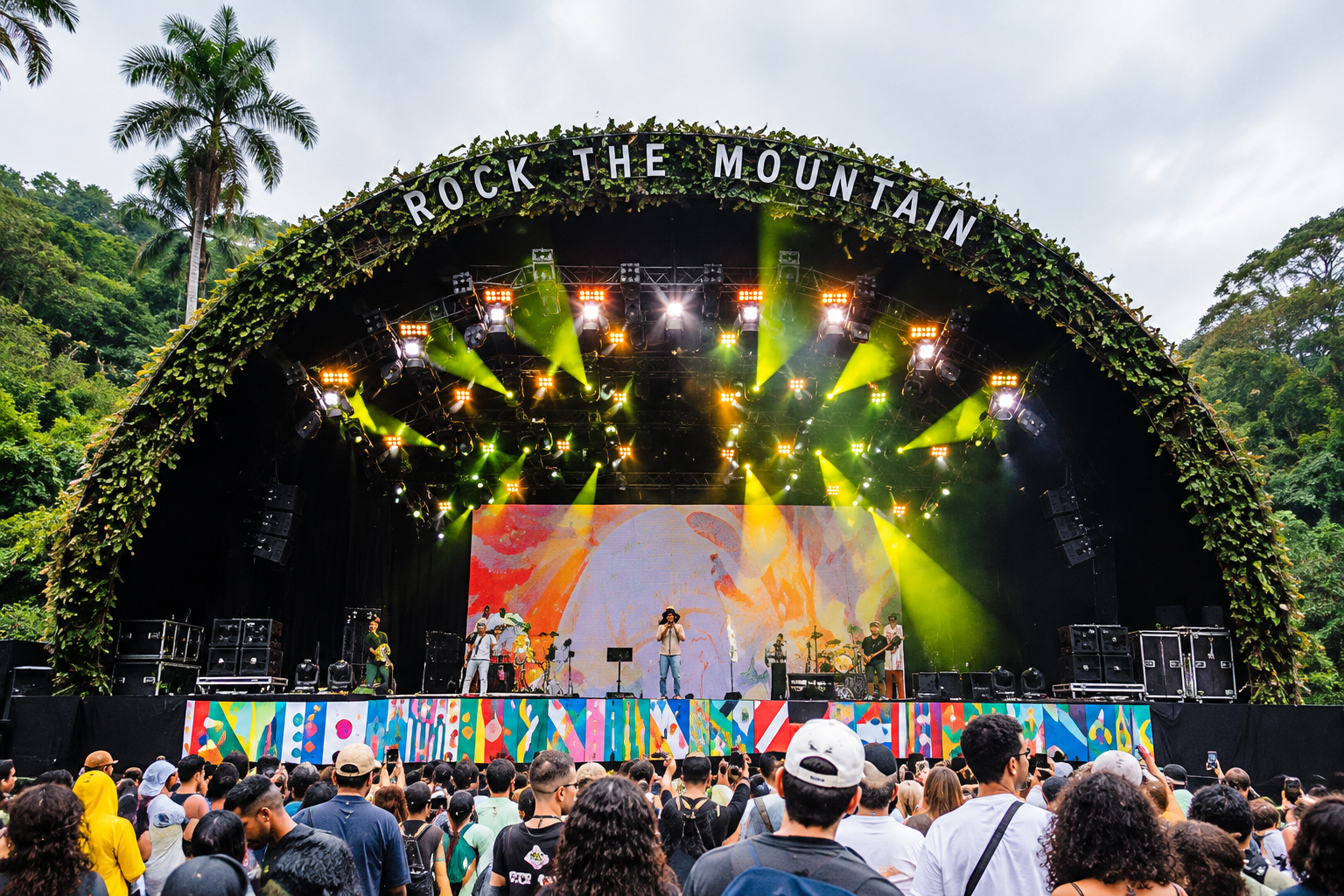 Na contagem regressiva: Rock the Mountain 2026 terá seis dias de música e arte em meio à natureza, na região serrana do Rio.
